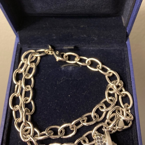 💎LIKE NEW💎                                        ✨Swarovski Charm Bracelet✨ - Picture 1 of 4